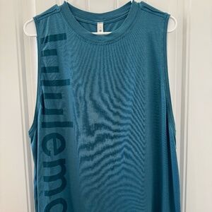 Lululemon / All Yours Tank Top *Graphic / Capture Blue / Size 10